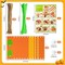 30 Pieces Thanksgiving Paper Strip Pumpkin Craft Kit DIY Fall Gratitude Pumpkin Thankful Crafts. Autumn Holiday Religious Crafts Decoration Home School Classroom Party Fun Activities for Children